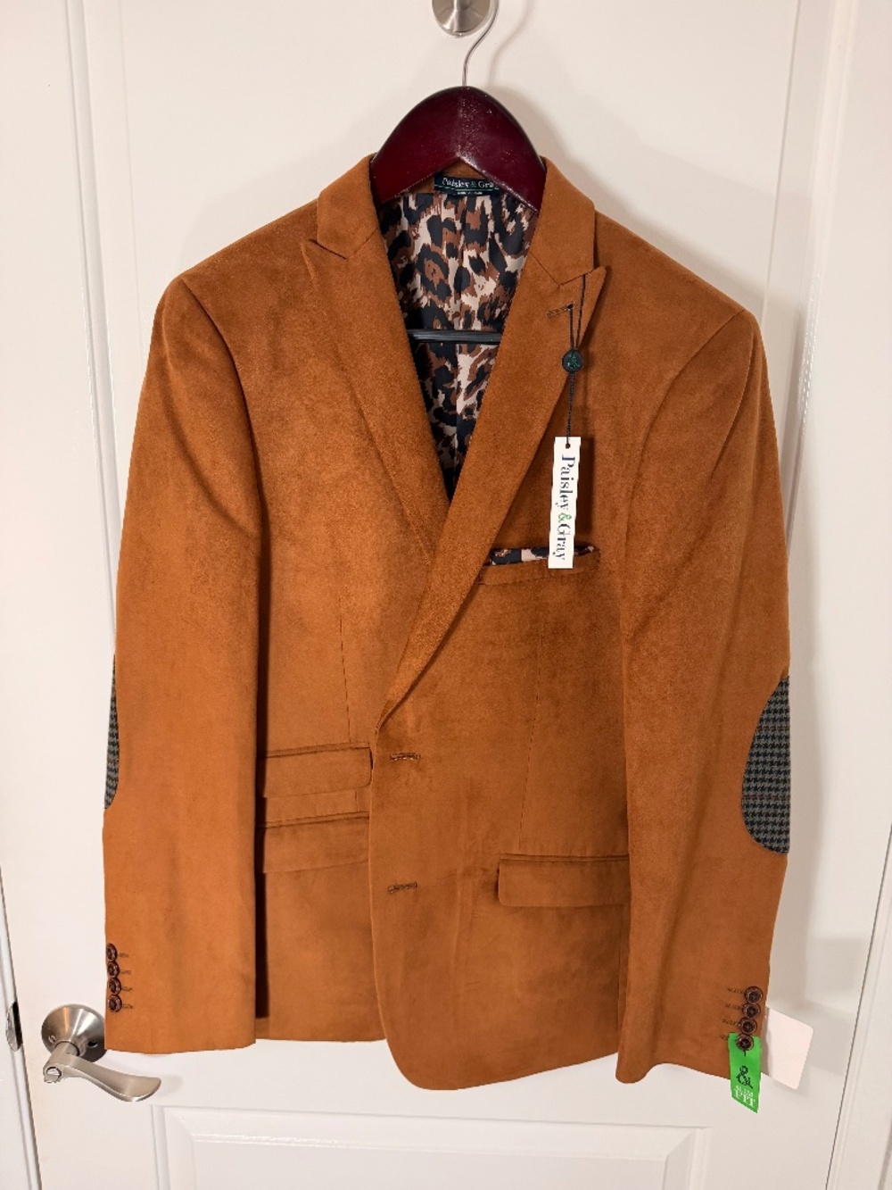 Paisley & Gray Faux Suede Blazer - 40R